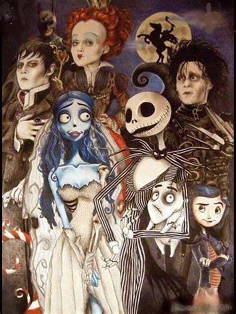 artwork by tim burton